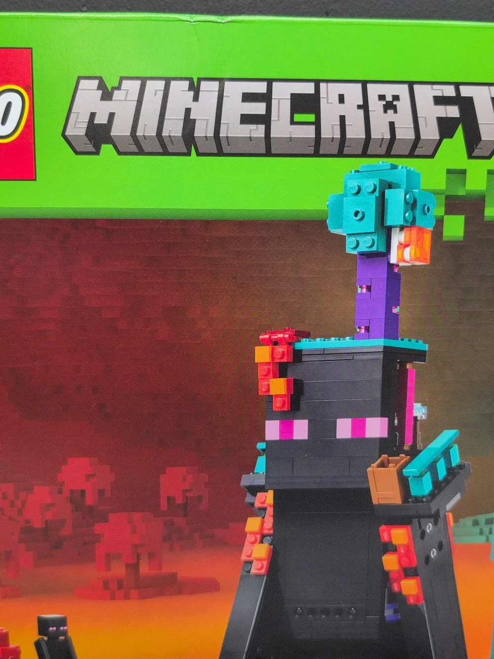 Lego Minecraft the Enderman Tower Complete Building Set Pcs 867